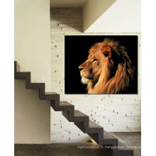 2016 Hot Sale Animal Lion Canvas Fine Art Décoration d&#39;intérieur Art de mur